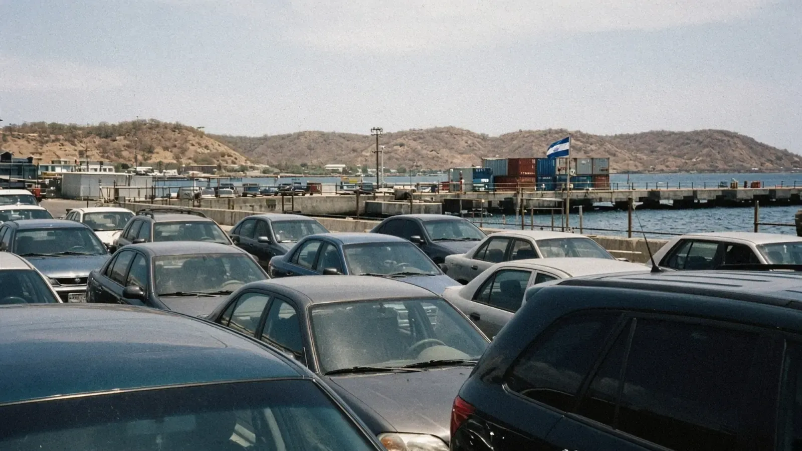 Vehicle pen at the Port of Acajutla — JCHCAR El Salvador