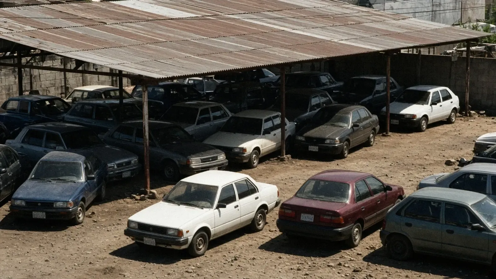 Independent auto trading shed in Acajutla — JCHCAR El Salvador